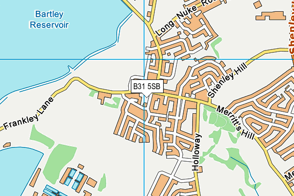 B31 5SB map - OS VectorMap District (Ordnance Survey)