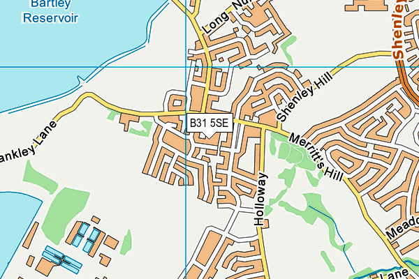 B31 5SE map - OS VectorMap District (Ordnance Survey)