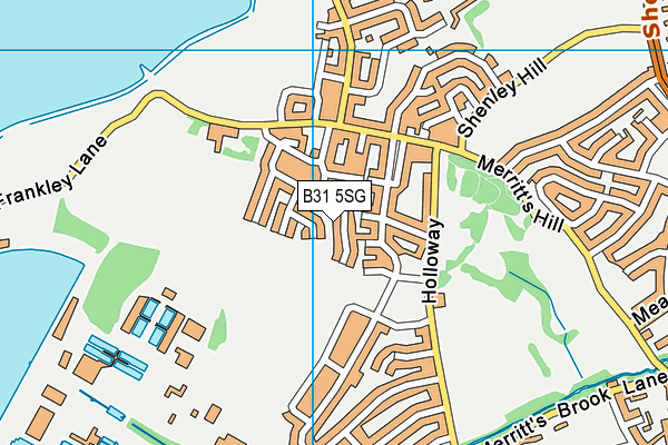 B31 5SG map - OS VectorMap District (Ordnance Survey)