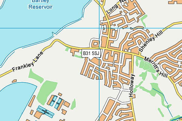 B31 5SJ map - OS VectorMap District (Ordnance Survey)
