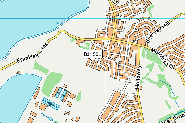 B31 5SL map - OS VectorMap District (Ordnance Survey)