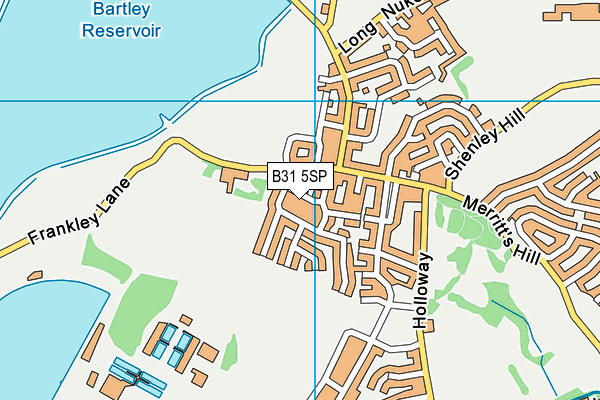 B31 5SP map - OS VectorMap District (Ordnance Survey)