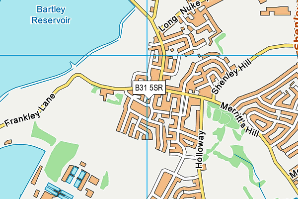 B31 5SR map - OS VectorMap District (Ordnance Survey)