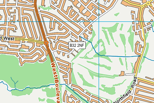 B32 2NF map - OS VectorMap District (Ordnance Survey)