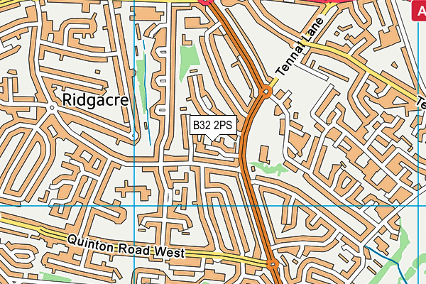 B32 2PS map - OS VectorMap District (Ordnance Survey)