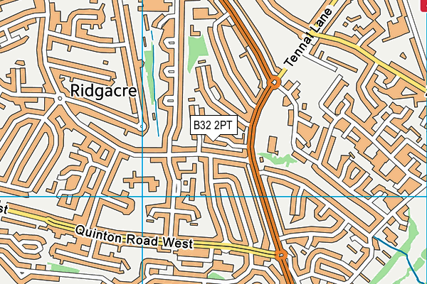 B32 2PT map - OS VectorMap District (Ordnance Survey)