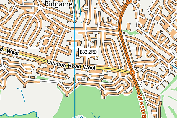 B32 2RD map - OS VectorMap District (Ordnance Survey)