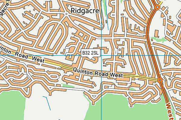 B32 2SL map - OS VectorMap District (Ordnance Survey)
