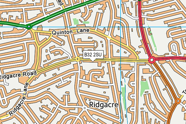 B32 2SU map - OS VectorMap District (Ordnance Survey)