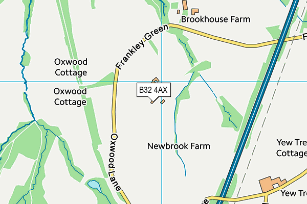 B32 4AX map - OS VectorMap District (Ordnance Survey)