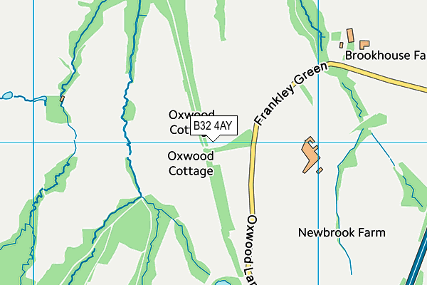 B32 4AY map - OS VectorMap District (Ordnance Survey)