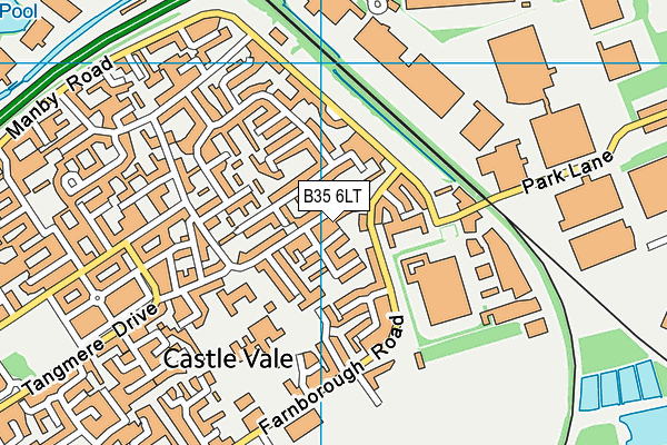 B35 6LT map - OS VectorMap District (Ordnance Survey)