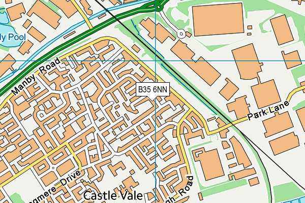 B35 6NN map - OS VectorMap District (Ordnance Survey)