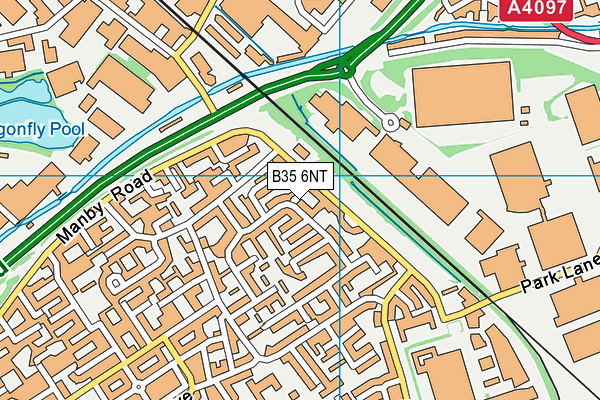 B35 6NT map - OS VectorMap District (Ordnance Survey)