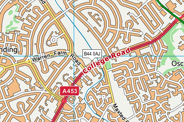 Twickenham Park map (B44 0AJ) - OS VectorMap District (Ordnance Survey)