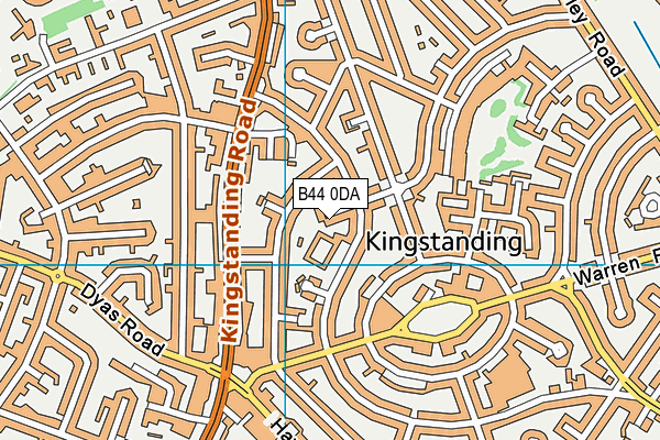 B44 0DA map - OS VectorMap District (Ordnance Survey)