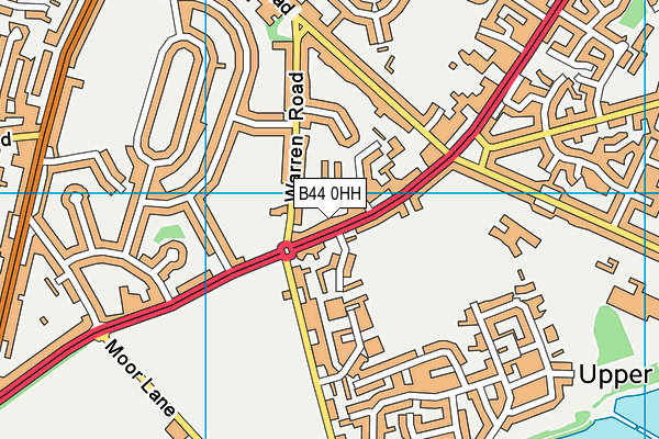B44 0HH map - OS VectorMap District (Ordnance Survey)