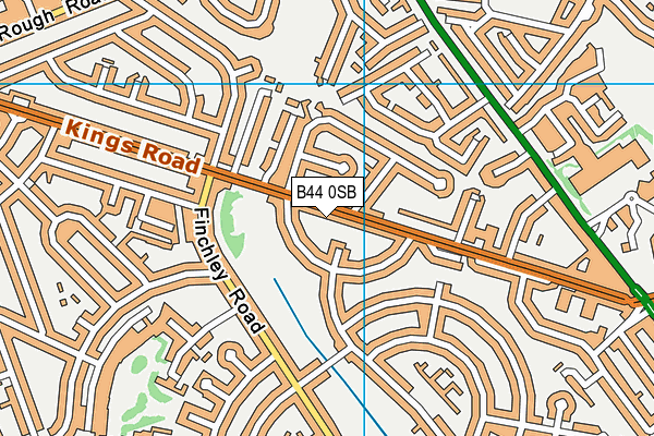 B44 0SB map - OS VectorMap District (Ordnance Survey)