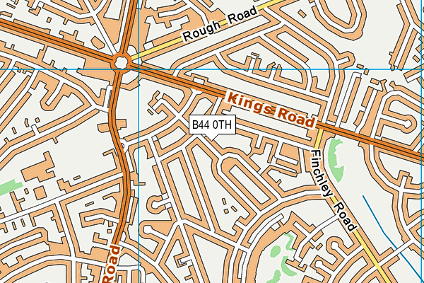 B44 0TH map - OS VectorMap District (Ordnance Survey)