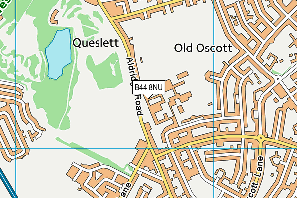 Great Barr Academy map (B44 8NU) - OS VectorMap District (Ordnance Survey)