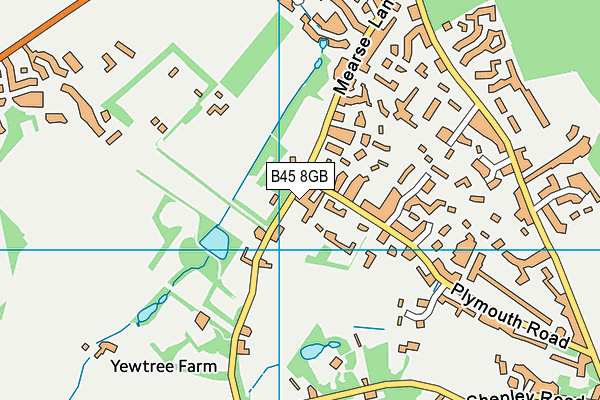 B45 8GB map - OS VectorMap District (Ordnance Survey)