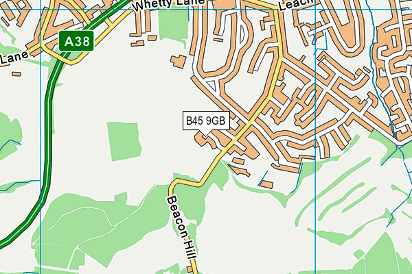 B45 9GB map - OS VectorMap District (Ordnance Survey)