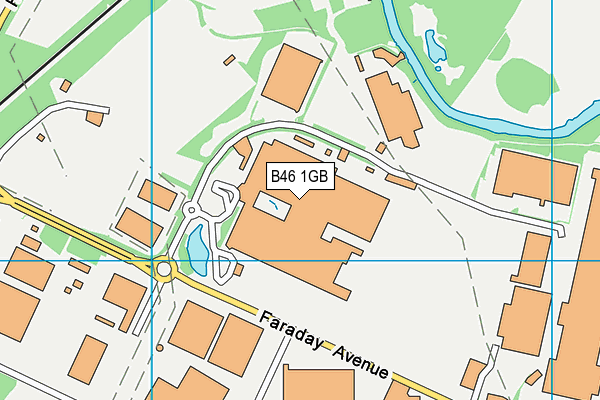 B46 1GB map - OS VectorMap District (Ordnance Survey)