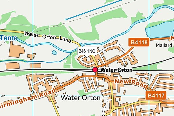 B46 1NQ map - OS VectorMap District (Ordnance Survey)