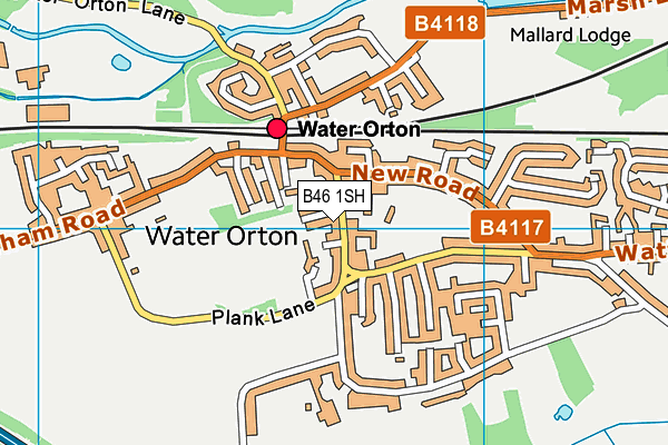 B46 1SH map - OS VectorMap District (Ordnance Survey)