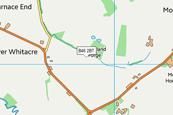 B46 2BT map - OS VectorMap District (Ordnance Survey)