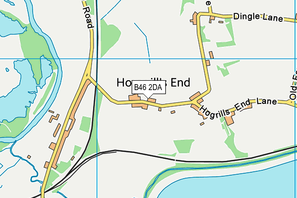 B46 2DA map - OS VectorMap District (Ordnance Survey)