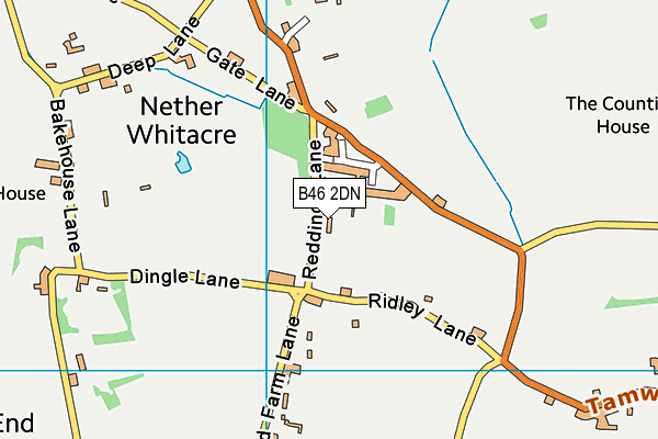 B46 2DN map - OS VectorMap District (Ordnance Survey)