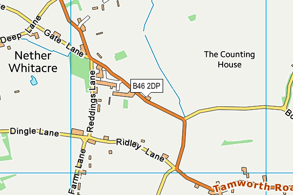 B46 2DP map - OS VectorMap District (Ordnance Survey)
