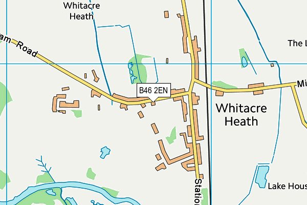 B46 2EN map - OS VectorMap District (Ordnance Survey)