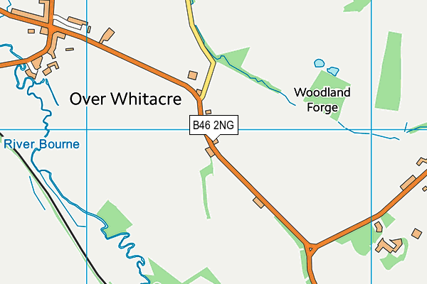 B46 2NG map - OS VectorMap District (Ordnance Survey)