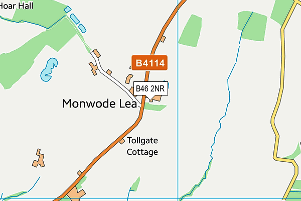 B46 2NR map - OS VectorMap District (Ordnance Survey)