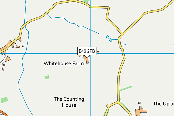 B46 2PB map - OS VectorMap District (Ordnance Survey)