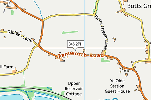 B46 2PH map - OS VectorMap District (Ordnance Survey)