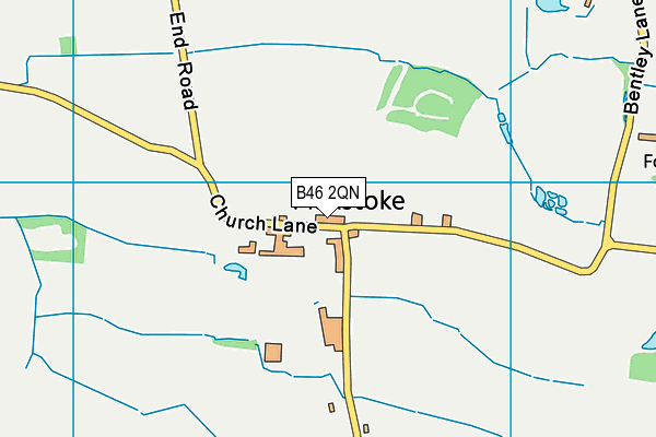 B46 2QN map - OS VectorMap District (Ordnance Survey)