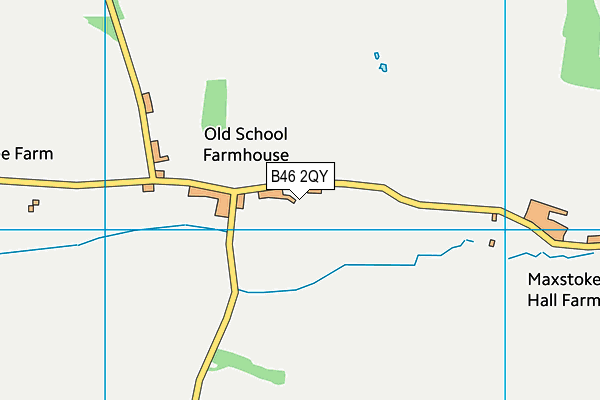B46 2QY map - OS VectorMap District (Ordnance Survey)