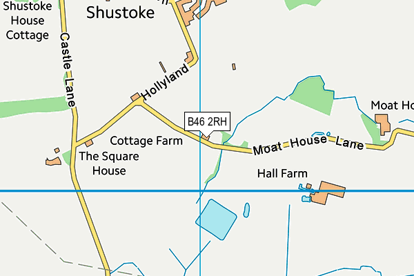 B46 2RH map - OS VectorMap District (Ordnance Survey)