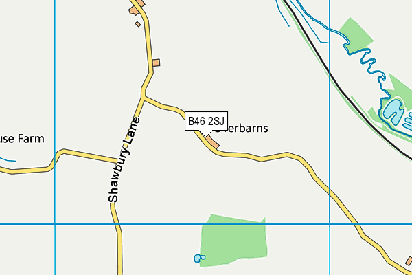 B46 2SJ map - OS VectorMap District (Ordnance Survey)