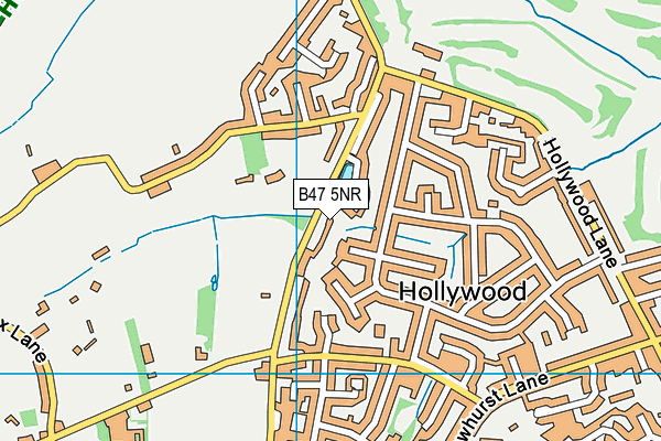 B47 5NR map - OS VectorMap District (Ordnance Survey)