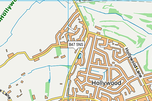 B47 5NS map - OS VectorMap District (Ordnance Survey)