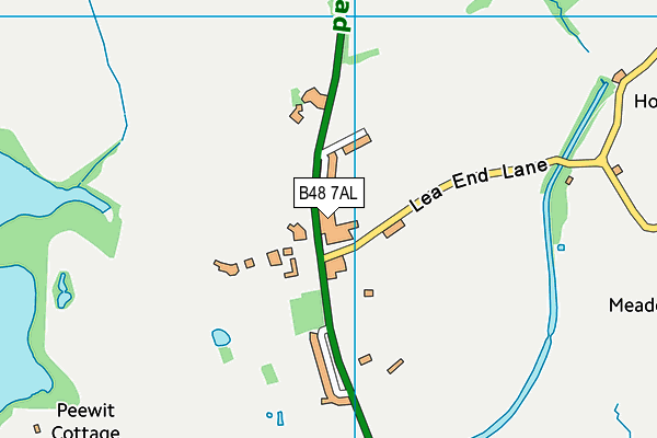 B48 7AL map - OS VectorMap District (Ordnance Survey)