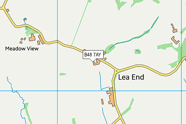 B48 7AY map - OS VectorMap District (Ordnance Survey)