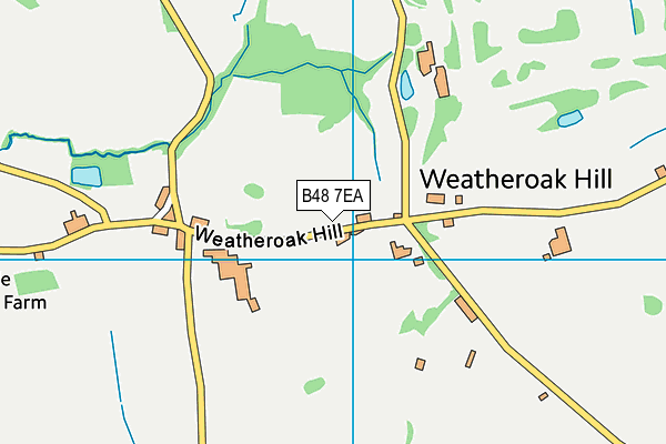 B48 7EA map - OS VectorMap District (Ordnance Survey)