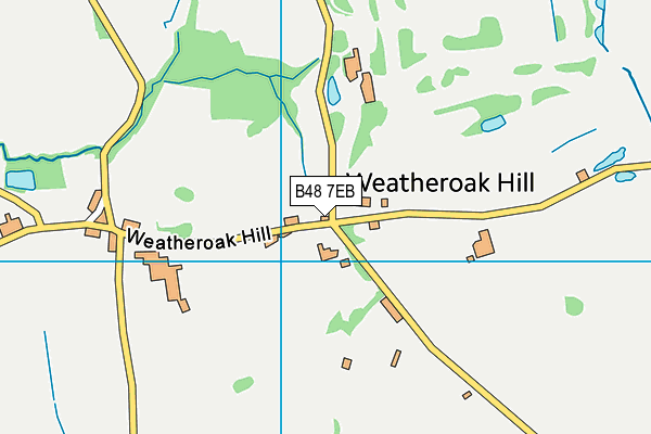 B48 7EB map - OS VectorMap District (Ordnance Survey)