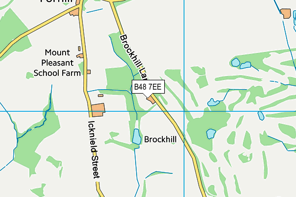 B48 7EE map - OS VectorMap District (Ordnance Survey)