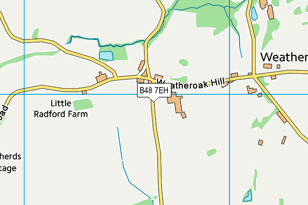 B48 7EH map - OS VectorMap District (Ordnance Survey)